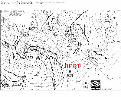 L'alta pressione di matrice afro.mediterranea BERT prende possesso dell'Europa centro meridionale.